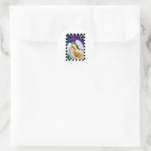 Happy Greek Pasen Ronde Sticker (Tas)