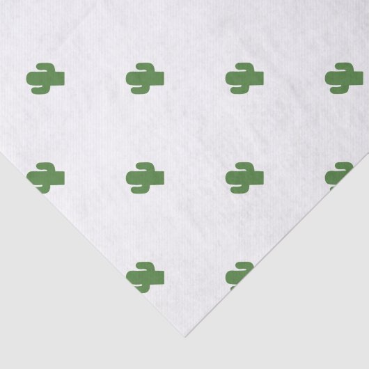 Happy green cactus in roze zomer tissuepapier (Detail)