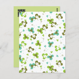 Happy Green Clover laat het Briefkaart van het kun