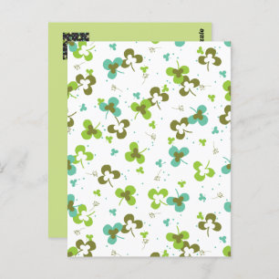 Happy Green Clover laat het Briefkaart van het kun