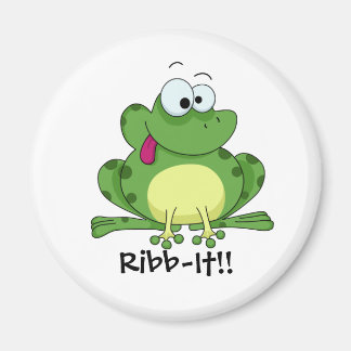 Happy Green Frog Magneet