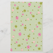 Happy Green Garden Hedgehog Baby shower Uitnodigin (Achterkant)