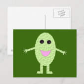 Happy Green Grape Briefkaart (Voorkant / Achterkant)
