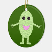 Happy Green Grape Custom Birthday Keramisch Ornament (Links)
