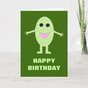 Happy Green Grape Wenskaart Kaart