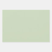 Happy Green Leaves Wrapping Paper Sheets (Voorkant 2)