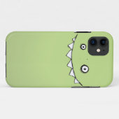 Happy Green Monster in mijn zakje Case-Mate iPhone Case (Achterkant (horizontaal))