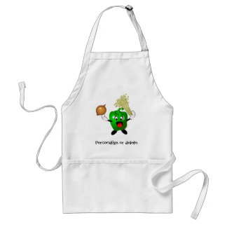 Happy Green Pepper Cajun Heilige Trinity Standaard Schort
