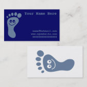 Happy Grey Foot Visitekaartje (Voorkant / Achterkant)