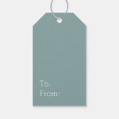 Happy Grey Pit Bull Dog Verjaardag Cadeaulabel (Achterkant)