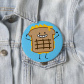 Happy Grilled Cheese Sandwich Ronde Button 4,0 Cm (In situ)