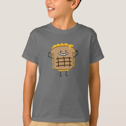 Happy Grilled Cheese Sandwich T-shirt (Voorkant)