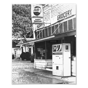 Happy Grocery, Ottawa, Kansas Foto Afdruk