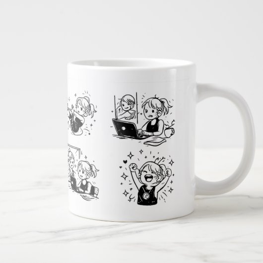 happy grote koffiekop (Rechts)