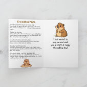 Happy Ground Hog Day! February 2nd Kaart (Binnen)