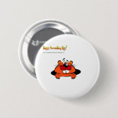 Happy Ground Hog Day Ronde Button 5,7 Cm (Voorkant /achterkant)