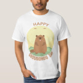 Happy Groundhog dag Essential T-Shirt (Voorkant)