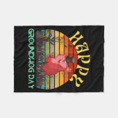 Happy Groundhog Day 2023 Lovers Costume Funny Grou Fleece Deken (Voorkant (Horizontaal))