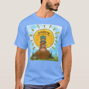 Happy Groundhog Day 2de februari Phil T-shirt