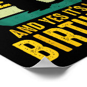 Happy Groundhog Day And Yes It’s My Birthday Funny Poster (Hoek)