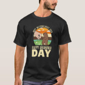 Happy Groundhog Day Best Meteorologist Ever  4 T-shirt (Voorkant)