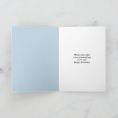 Happy Groundhog Day Birthday Groundhog with Cake Kaart (Binnen)