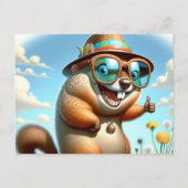 Happy Groundhog Day Briefkaart (Voorkant)