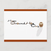 Happy Groundhog Day Briefkaart (Voorkant)