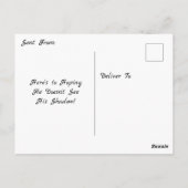 Happy Groundhog Day Briefkaart (Achterkant)