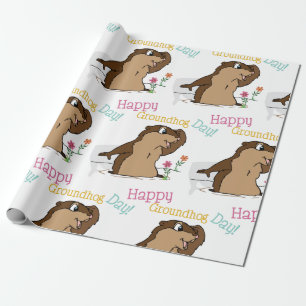 Happy Groundhog Day Cadeaupapier