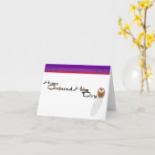 Happy Groundhog Day Card Kaart (Gele Bloem)