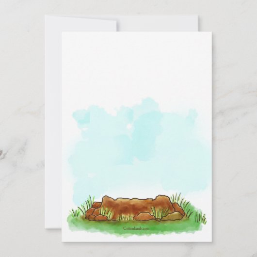 Happy Groundhog Day Card Kaart (Achterkant)