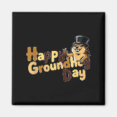 Happy Groundhog Day February 2nd Phils Weather Pre Magneet (Voorkant)