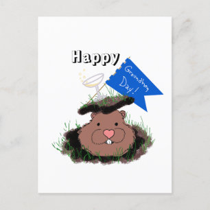 Happy Groundhog Day Feestdagenkaart