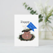 Happy Groundhog Day Feestdagenkaart (Staand voorkant)