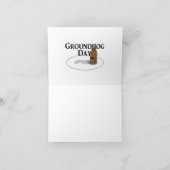 Happy Groundhog Day Kaart (Binnen)