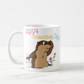 Happy Groundhog Day Koffiemok (Links)