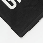 Happy Groundhog Day Line Art  Fleece Deken (Hoek)