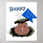 Happy Groundhog Day Poster (Voorkant)