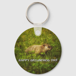 Happy Groundhog Day, sleutelhanger