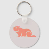 Happy Groundhog Day Sleutelhanger (Voorkant)