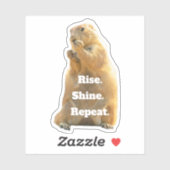Happy Groundhog Day Sticker (Vel)