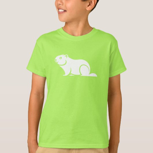Happy Groundhog Day T-shirt (Voorkant)