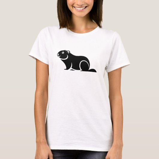 Happy Groundhog Day T-shirt (Voorkant)