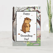 Happy Groundhog Day | Traditie uitgelegd binnen Kaart (Voorkant)