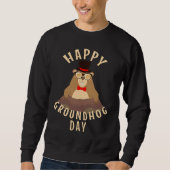 Happy Groundhog Day Trui (Voorkant)