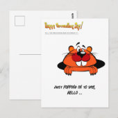 Happy Groundhog's Day Briefkaart (Voorkant / Achterkant)