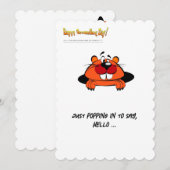 Happy Groundhog's Day Briefkaart (Voorkant / Achterkant)