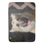 Happy GSD Bath Mat (Voorkant Verticaal)