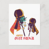 Happy Gudi Padwa Briefkaart (Voorkant)